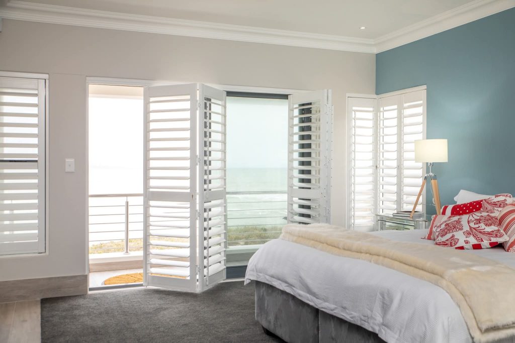 White security shutters installed successfully